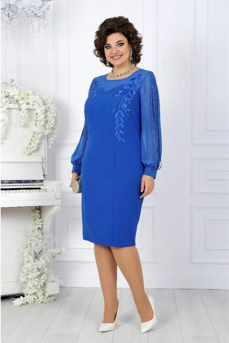 ABITO ELEGANTE "MARIA" CON RICAMI FIORATI