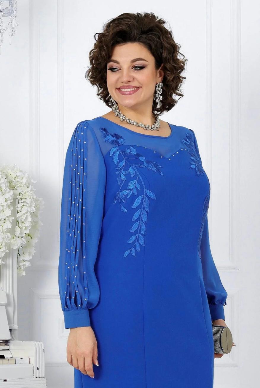 ABITO ELEGANTE "MARIA" CON RICAMI FIORATI